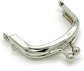Glue-In Kiss-Lock Purse Frame, 2 3/8" x 1 3/8" (6 x 3.5 cm)
