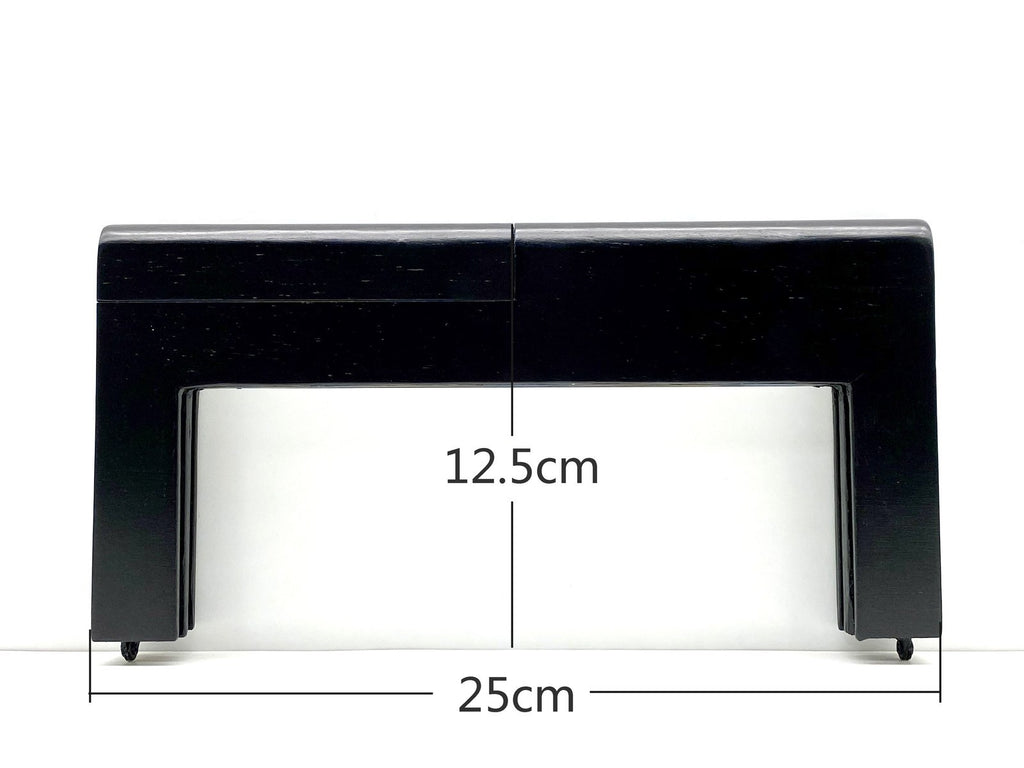 Rectangle Wood Purse Frame, 10" (25 cm) - Solid Colour