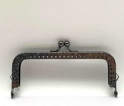 Rectangle Sew-In Kiss-Lock Purse Frame, 5" x 2 1/4" (12.5 x 5.5 cm)