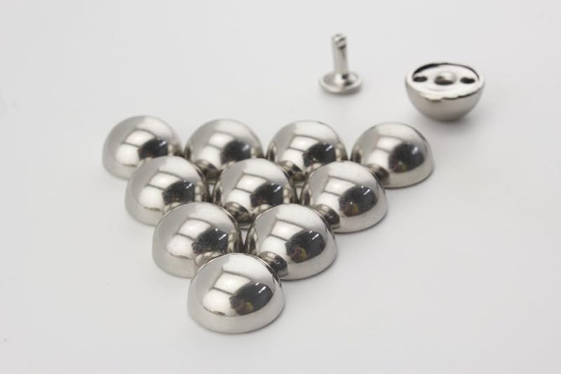 Dome Riveted / Iron Double Cap Rivet Studs Leather Rivet for Bag Making Clothing Shoes