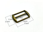 Zinc alloying baseball Cap hat strap adjuster slider buckle hardware supply repair accessories