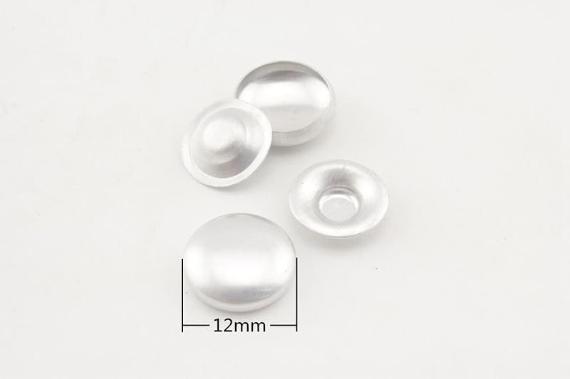 Buttons to Cover Aluminium Fabric Self Cover Button Kit with Flat Back Wholesale Size 20 Diameter