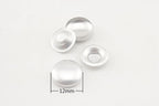 Buttons to Cover Aluminium Fabric Self Cover Button Kit with Flat Back Wholesale Size 20 Diameter