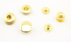 Iron snap Fastener Buttons Washable Press Stud for Sewing Leather Craft Clothing - Ring-Spring Snap Button