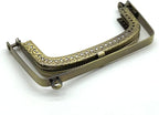 Rectangle Sew-In Kiss-Lock Purse Frame, 7.5 x 4 cm