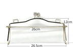 Sew-In Kiss-Lock Purse Frame with Handle, 10 1/2" x 4 3/4" (26.5 x 12 cm)