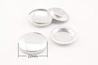 Buttons to Cover Aluminium Fabric Self Cover Button Kit with Flat Back Wholesale Size 20 Diameter