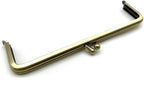 Rectangle Glue-In Kiss-Lock Purse Frame, 7 1/4" x 2" (18.5 x 5 cm)