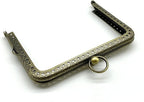 Square Sew-In Kiss-Lock Purse Frame