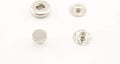Zinc Alloy Flat top Cap snap Fastener Buttons Washable Press Stud for Sewing Leather Craft Clothing - Flat-Cap Snap…