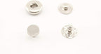 Zinc Alloy Flat top Cap snap Fastener Buttons Washable Press Stud for Sewing Leather Craft Clothing - Flat-Cap Snap…