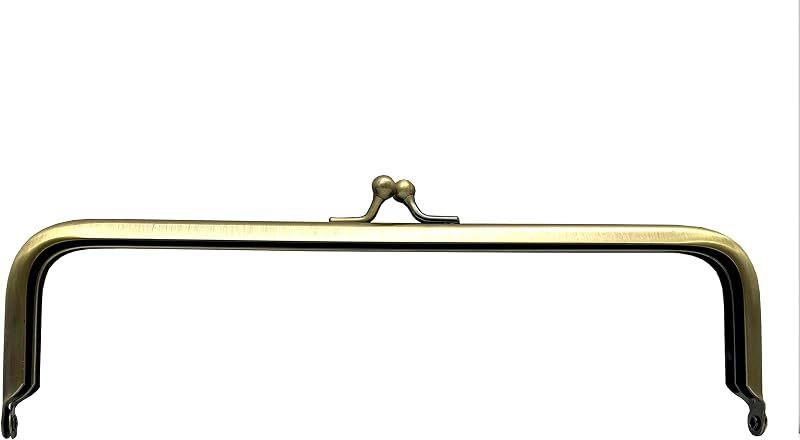 Rectangle Glue-In Kiss-Lock Purse Frame, 7" x 2" (18 x 5 cm)