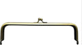 Rectangle Glue-In Kiss-Lock Purse Frame, 7" x 2" (18 x 5 cm)