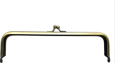 Rectangle Glue-In Kiss-Lock Purse Frame, 7" x 2" (18 x 5 cm)