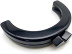 Half-Round Acrylic Kiss-Lock Purse Frame, 5" x 2 3/4" (12.5 x 7 cm)