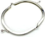 Glue-In Kiss-Lock Purse Frame, 4" x 2 5/8" (10 x 6.5 cm)