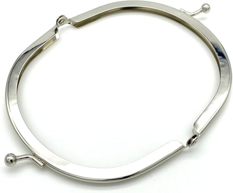Glue-In Kiss-Lock Purse Frame, 4" x 2 5/8" (10 x 6.5 cm)
