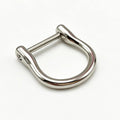 Screw in D Ring Buckle / zinc Alloy vachette Clasp Buckles Dismountable Screw for Buckle Straps Bags Belt Purse Making