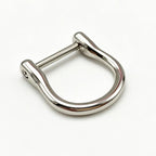 Screw in D Ring Buckle / zinc Alloy vachette Clasp Buckles Dismountable Screw for Buckle Straps Bags Belt Purse Making