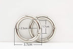 Spring Gate O Ring / zinc alloying Round Snap Clip Trigger Make for Key Handbag Purse Shoulder Strap