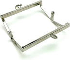 Barrel Glue-In Kiss-Lock Purse Frame, 3 3/8" x 1 9/16" (8.5 x 4 cm)