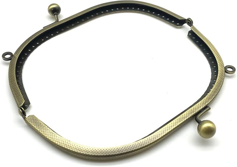 Arch Sew-In Kiss-Lock Purse Frame, 6 1/8" x 2 3/4" (15.5 x 7 cm)