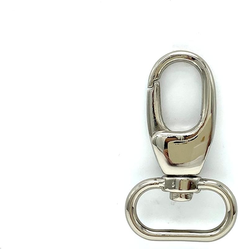 Teardrop Push-Gate Swivel Snap Hook, Oval Eye