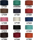 Polyester-Cotton Blend Webbing Ribbon 1 1/4" Sold by The Yard Heavy Weight Strap Replacement Colored 4 Size to Choose