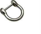 Screw in D Ring Buckle / zinc Alloy vachette Clasp Buckles Dismountable Screw for Buckle Straps Bags Belt Purse Making