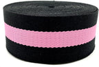 Stripe Webbing Ribbon Polyester-Cotton Blend Strap Replacement 5 Yards
