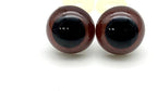 Plastic Safety Eyes with Washers - Round Pupil
