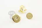 Thin Round Magnetic Snaps Bag Button Purse Leather Closures for Sewing Purse Bag Clutch Wallet
