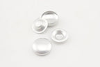Buttons to Cover Aluminium Fabric Self Cover Button Kit with Flat Back Wholesale Size 20 Diameter