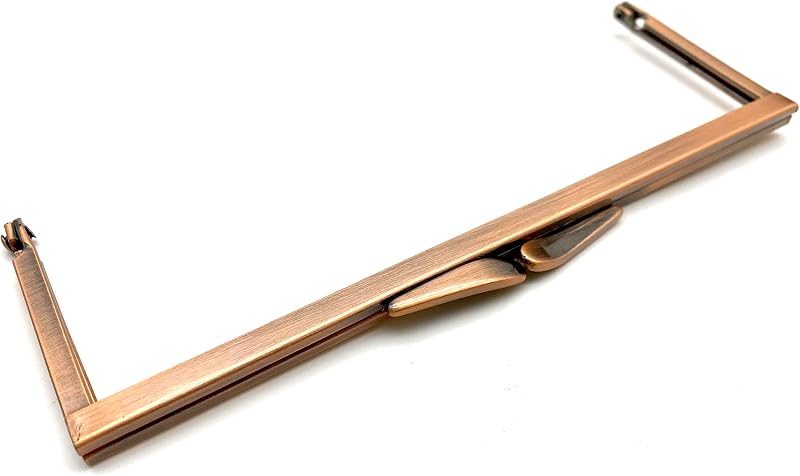 Rectangle Glue-In Kiss-Lock Purse Frame, 7" x 2 3/8" (18 x 6 cm)