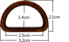 Zinc alloying D Shape Rings Semi-Circular D ring buckles / for webbing straps bags purse belt hardware making Antique…