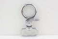 Long Lobster-Claw Swivel Snap Hook, Chrome (1 1/4")