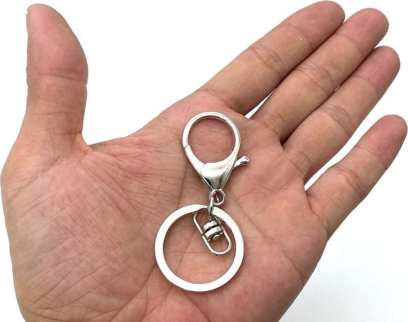 Lobster Clasp with Split Key Ring