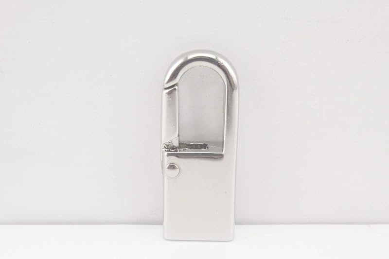Flat Webbing End Push-Gate Hook