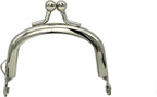 Glue-In Kiss-Lock Purse Frame, 2 3/8" x 1 3/8" (6 x 3.5 cm)
