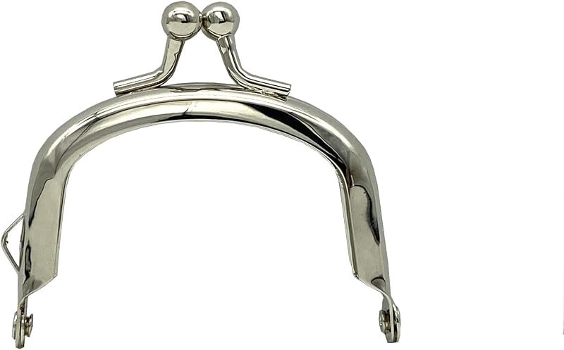 Glue-In Kiss-Lock Purse Frame, 2 3/8" x 1 3/8" (6 x 3.5 cm)
