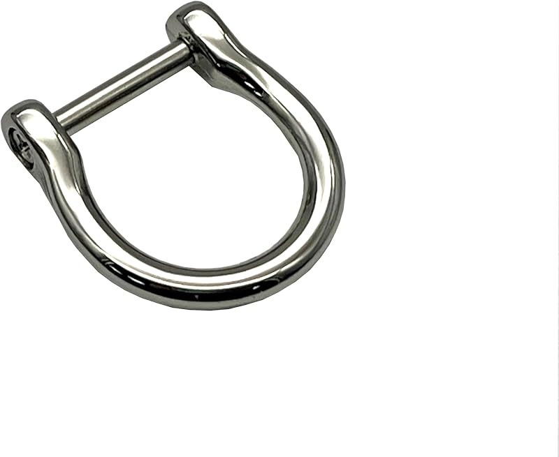 Screw in D Ring Buckle / zinc Alloy vachette Clasp Buckles Dismountable Screw for Buckle Straps Bags Belt Purse Making