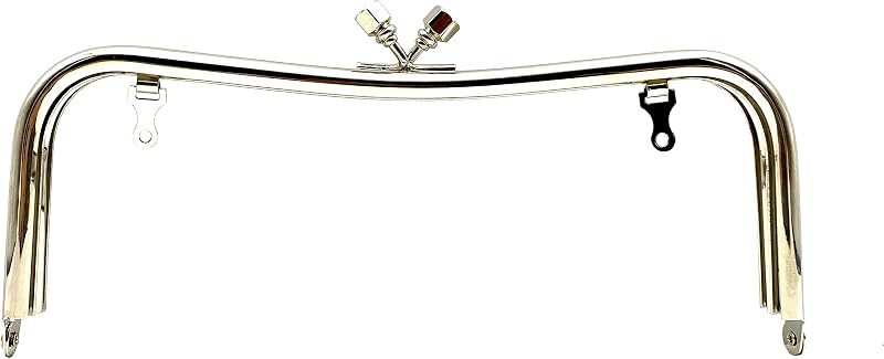 Glue-In Kiss-Lock Purse Frame, 8" x 3 5/32" (20.5 x 8 cm)