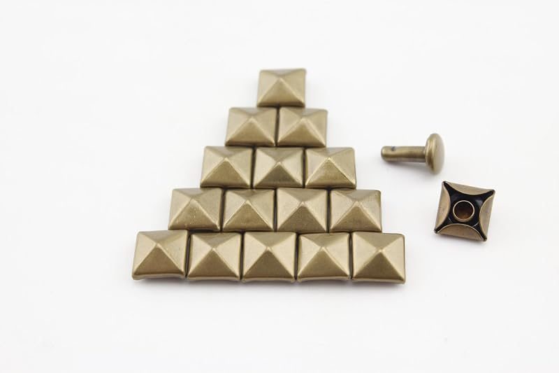 Pyramid Rivet / Double Cap, Purse Rivets Studs Spots for Leather Bag Making Clothing Shoes - Pyramid Stud