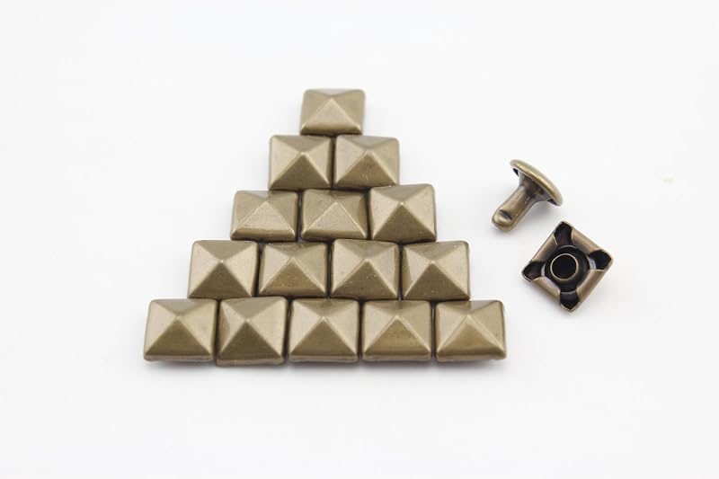 Pyramid Rivet / Double Cap, Purse Rivets Studs Spots for Leather Bag Making Clothing Shoes - Pyramid Stud