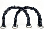 U Shape Plastics Bag Purse Handles with D Ring for Knitting Bag Purse Handle Making