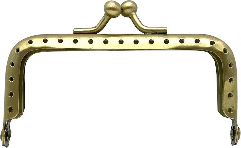 Rectangle Sew-In Kiss-Lock Purse Frame, 3" x 1 5/8" (7.5 x 4 cm)