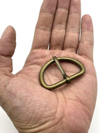 Iron D Ring pin Belt Strap Buckle Loops Clasp for Bag Purse Leather Belts Crafts Accessories