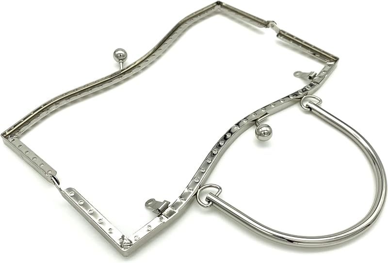 Sew-In Kiss-Lock Purse Frame, 8 1/8" x 2 9/16" (21 x 6.5 cm)