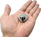 Heart Twist Turn Lock Clasp Purse Closure Lock Zinc alloying for Purse Bag Wallet Clutch Making