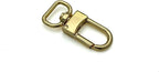 Square-Top Push-Gate Swivel Snap Hook, Square Eye (5/8")